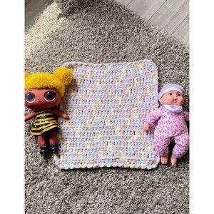 Doll or Barbie Crocheted Blanket